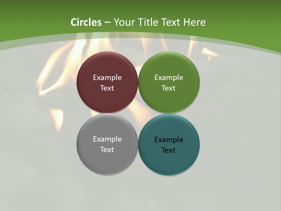 Burger Cook Charcoal PowerPoint Template