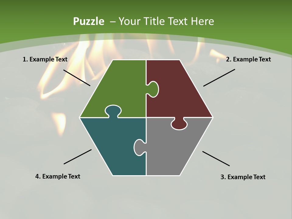 Burger Cook Charcoal PowerPoint Template