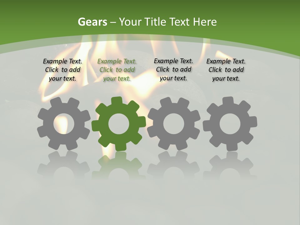 Burger Cook Charcoal PowerPoint Template