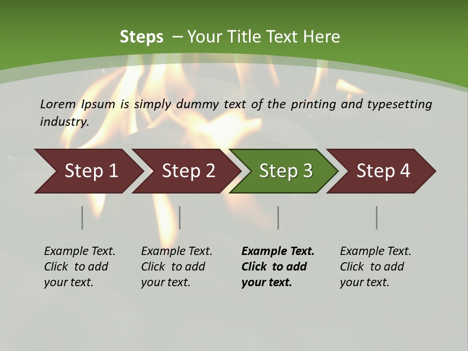 Burger Cook Charcoal PowerPoint Template