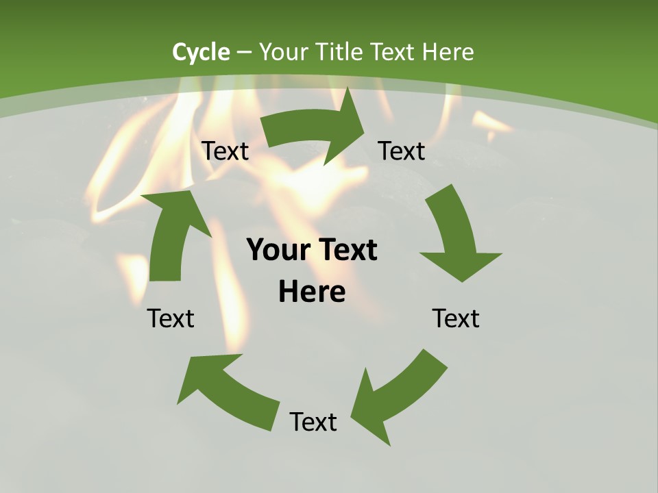 Burger Cook Charcoal PowerPoint Template