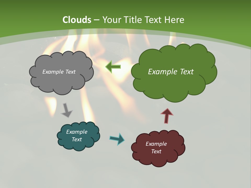 Burger Cook Charcoal PowerPoint Template