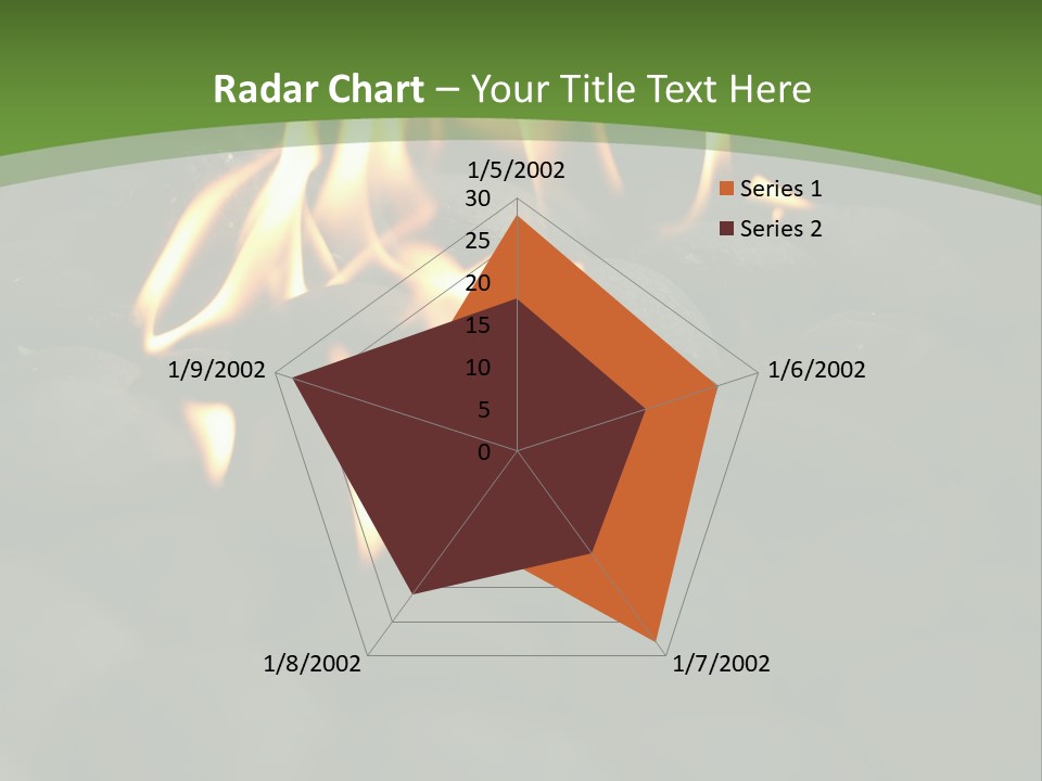 Burger Cook Charcoal PowerPoint Template