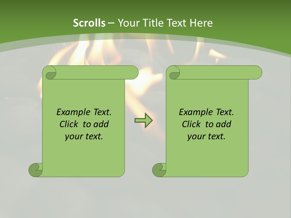 Burger Cook Charcoal PowerPoint Template
