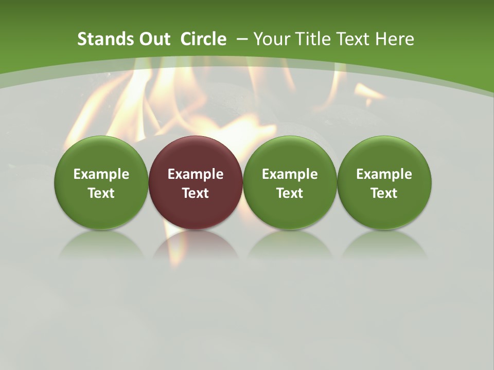 Burger Cook Charcoal PowerPoint Template