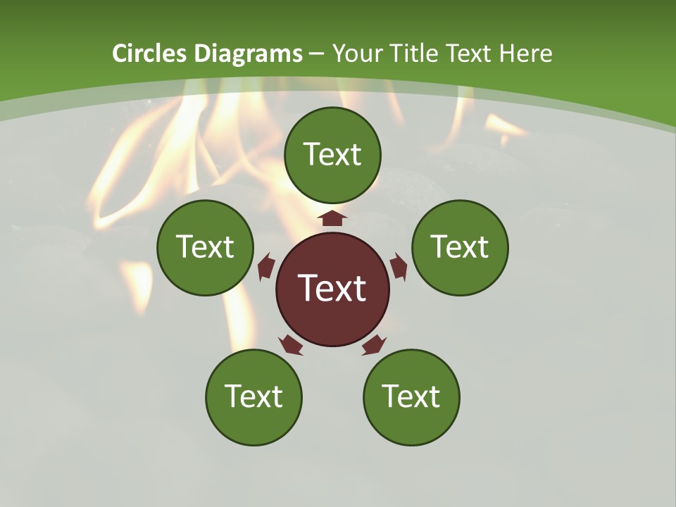 Burger Cook Charcoal PowerPoint Template