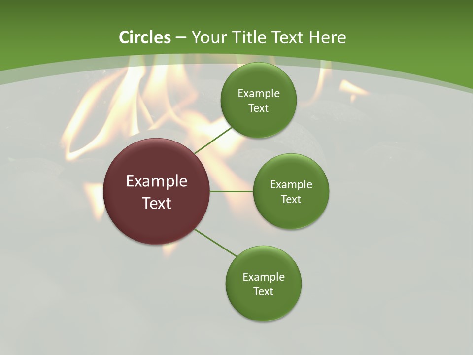 Burger Cook Charcoal PowerPoint Template