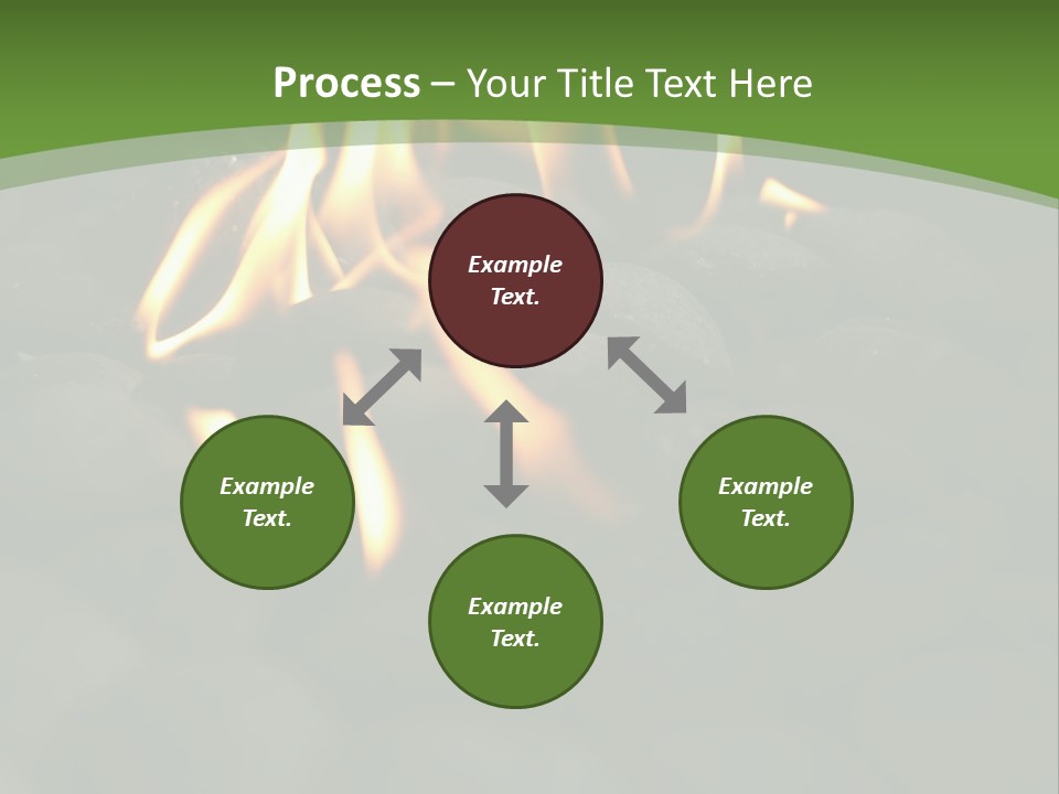 Burger Cook Charcoal PowerPoint Template