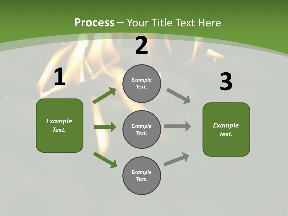 Burger Cook Charcoal PowerPoint Template
