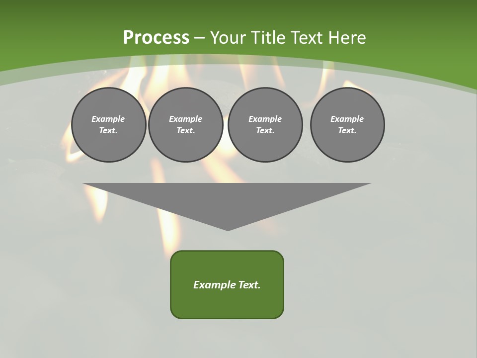 Burger Cook Charcoal PowerPoint Template