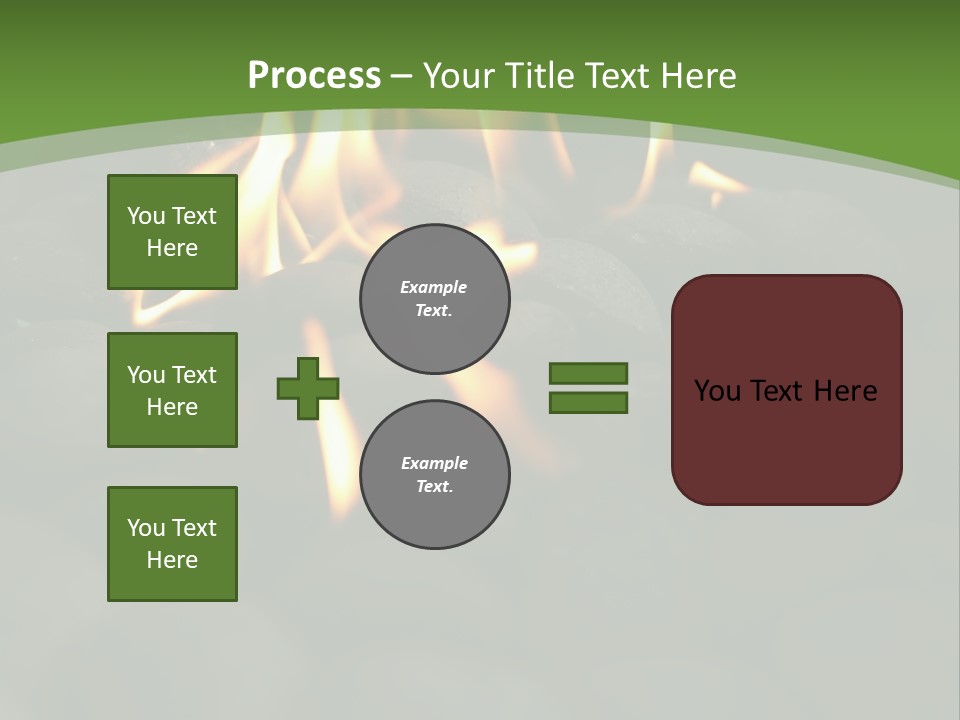 Burger Cook Charcoal PowerPoint Template