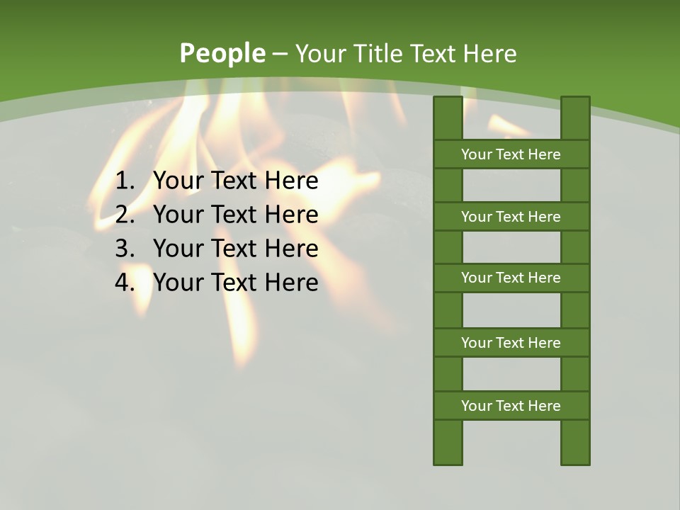 Burger Cook Charcoal PowerPoint Template