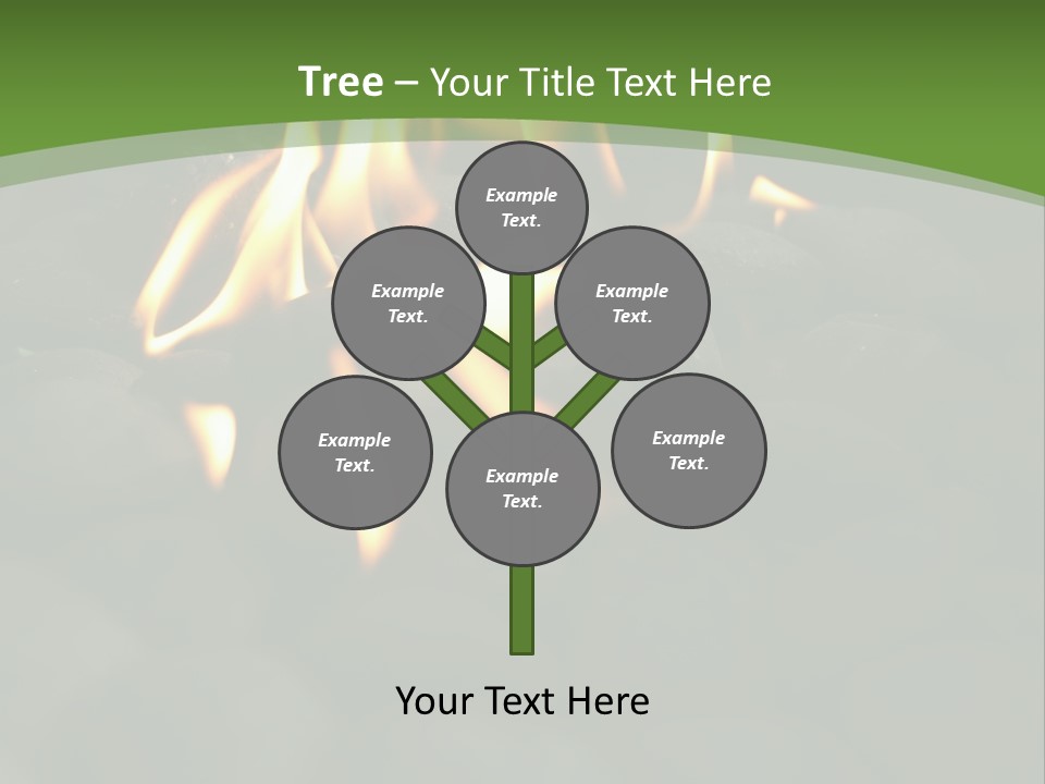 Burger Cook Charcoal PowerPoint Template