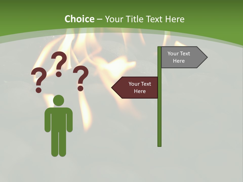 Burger Cook Charcoal PowerPoint Template