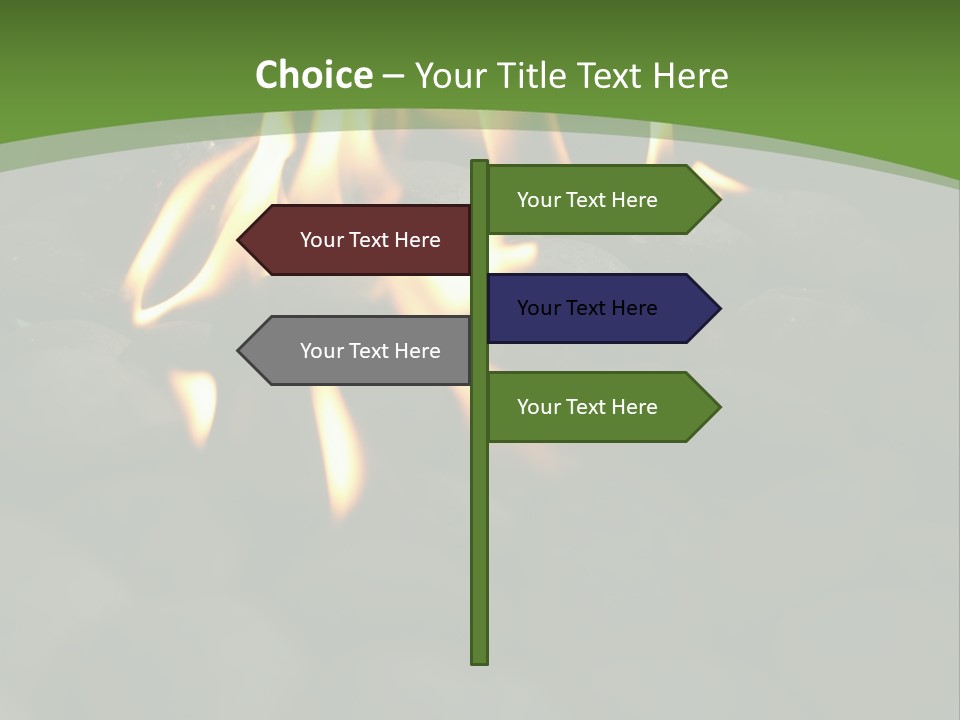 Burger Cook Charcoal PowerPoint Template