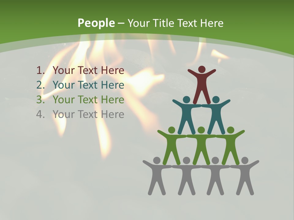 Burger Cook Charcoal PowerPoint Template