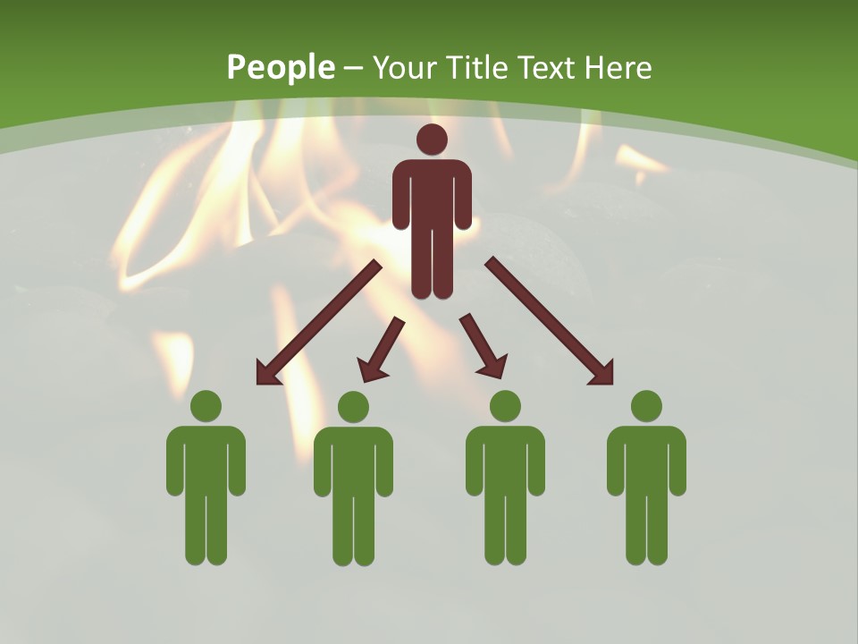 Burger Cook Charcoal PowerPoint Template