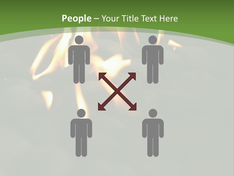 Burger Cook Charcoal PowerPoint Template