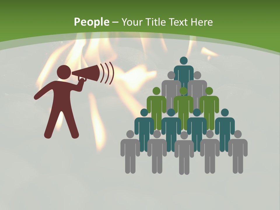 Burger Cook Charcoal PowerPoint Template