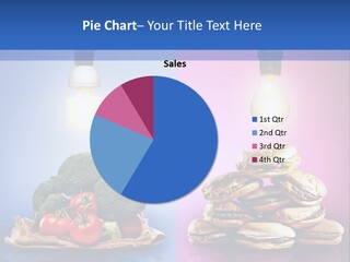 Pile Vegetables Broccoli PowerPoint Template