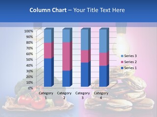 Pile Vegetables Broccoli PowerPoint Template