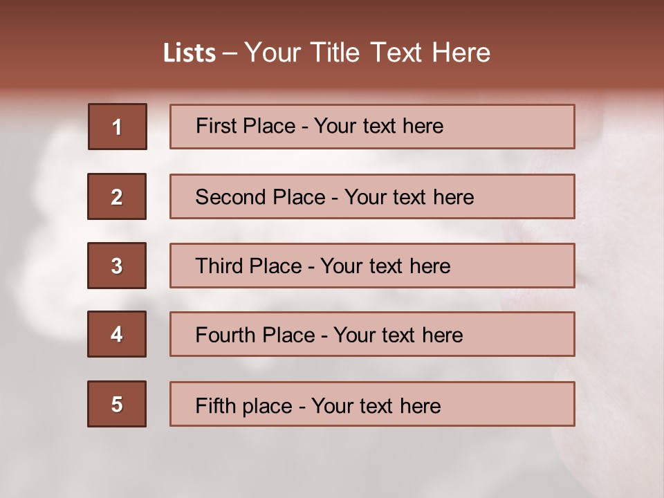Lips Face Carcinogenic PowerPoint Template