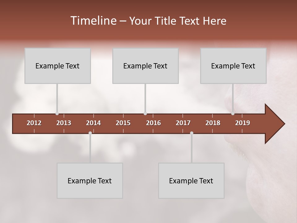 Lips Face Carcinogenic PowerPoint Template