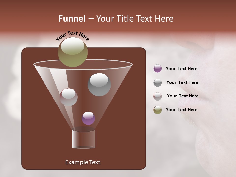 Lips Face Carcinogenic PowerPoint Template