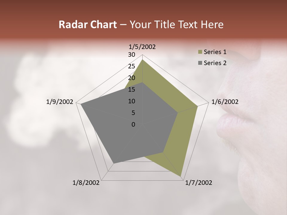 Lips Face Carcinogenic PowerPoint Template