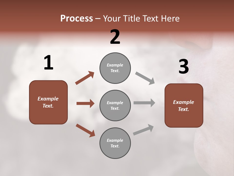 Lips Face Carcinogenic PowerPoint Template