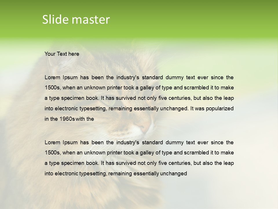 Habitat Veterinary Look PowerPoint Template