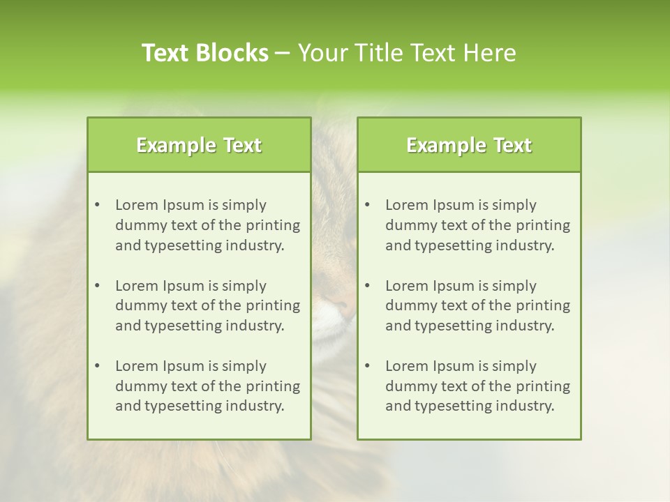 Habitat Veterinary Look PowerPoint Template