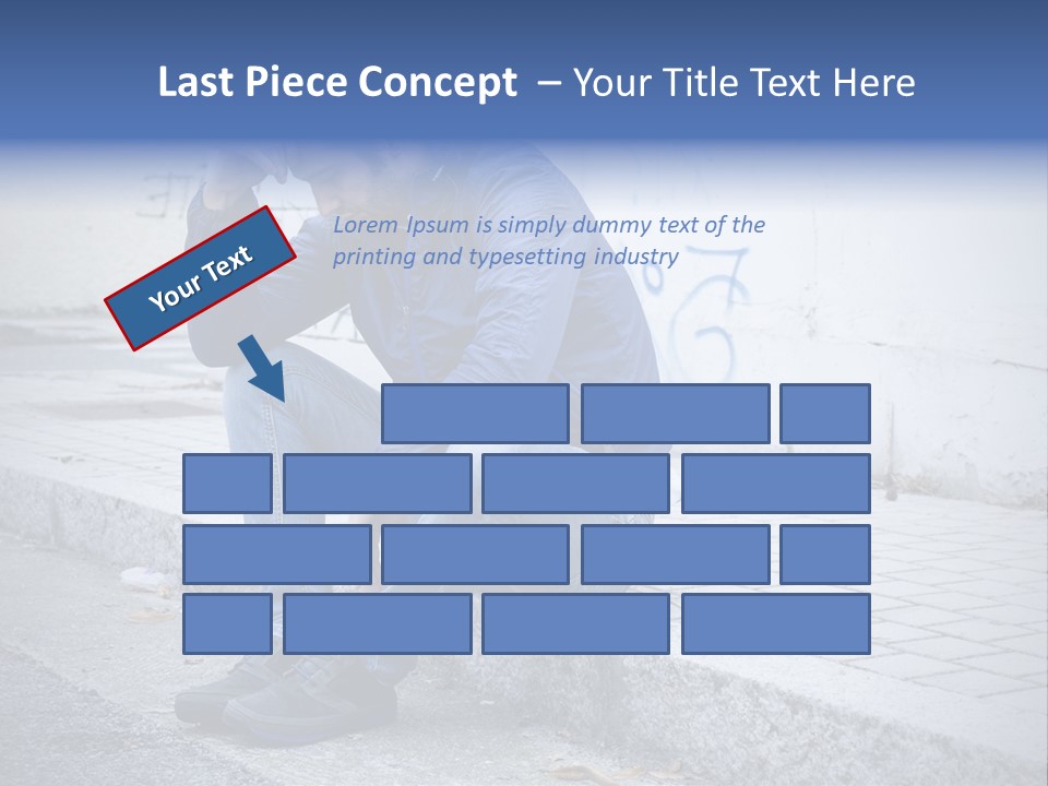Sadness Grunge Background PowerPoint Template