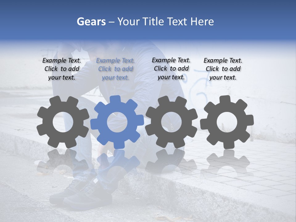 Sadness Grunge Background PowerPoint Template