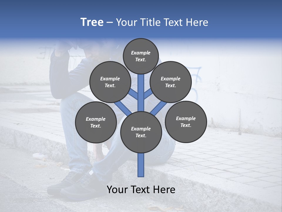 Sadness Grunge Background PowerPoint Template