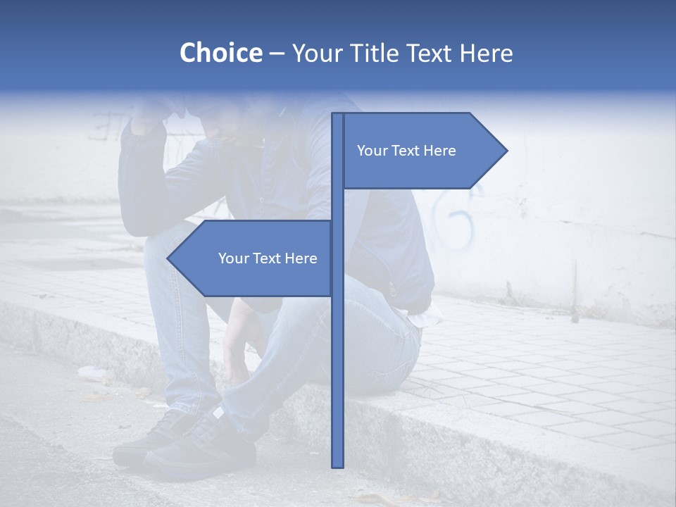 Sadness Grunge Background PowerPoint Template
