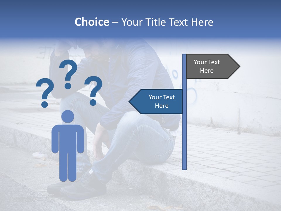 Sadness Grunge Background PowerPoint Template