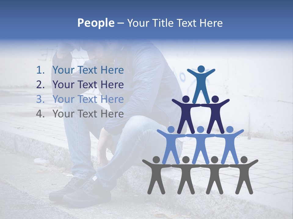 Sadness Grunge Background PowerPoint Template