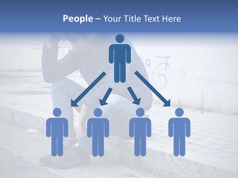 Sadness Grunge Background PowerPoint Template