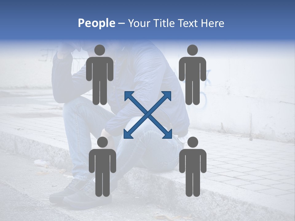 Sadness Grunge Background PowerPoint Template
