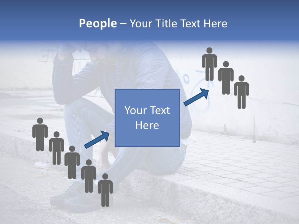 Sadness Grunge Background PowerPoint Template