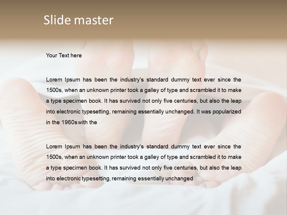 Hotel Relax Sensuality PowerPoint Template