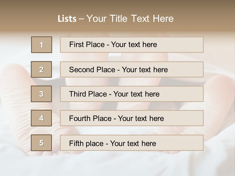 Hotel Relax Sensuality PowerPoint Template