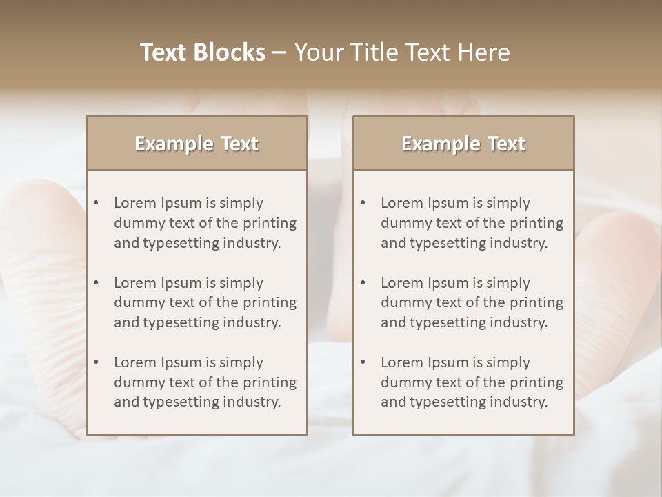 Hotel Relax Sensuality PowerPoint Template