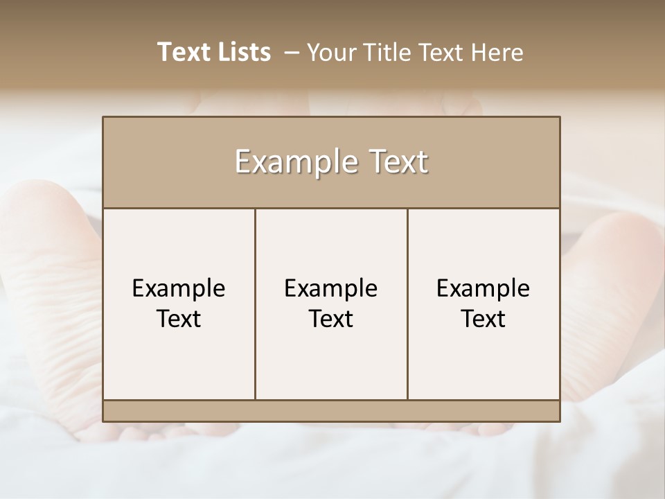 Hotel Relax Sensuality PowerPoint Template