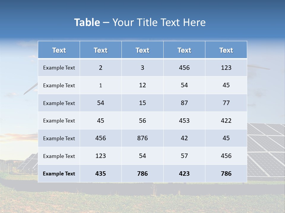 Panel Protection Research PowerPoint Template