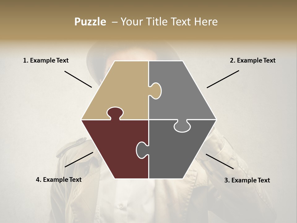 Wall Find Man PowerPoint Template