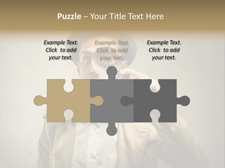 Wall Find Man PowerPoint Template