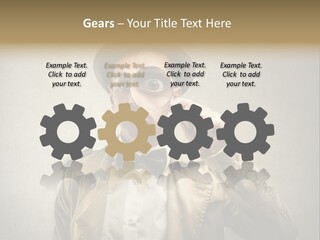 Wall Find Man PowerPoint Template