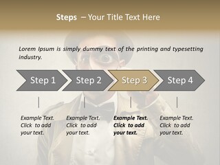 Wall Find Man PowerPoint Template